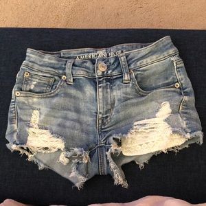 American Eagle Jean Shorts, size 0